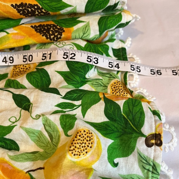 NWT Farm Rio size S Papaya salad scarf maxi dress in off white - Picture 9 of 12